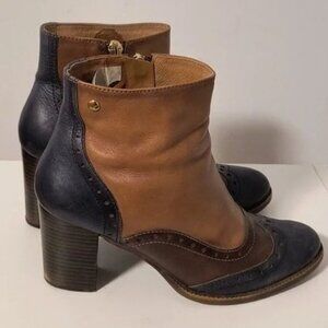 Pikolinos Three-Tone Leather Ankle Boots